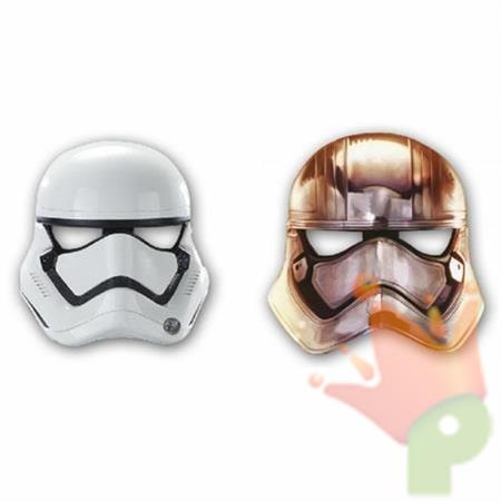 MASCHERE CARTA STAR WARS 6 PZ