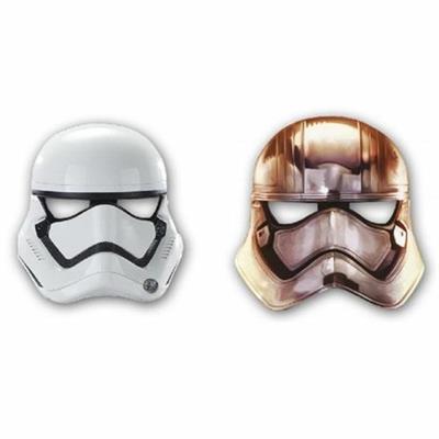 MASCHERE CARTA STAR WARS 6 PZ