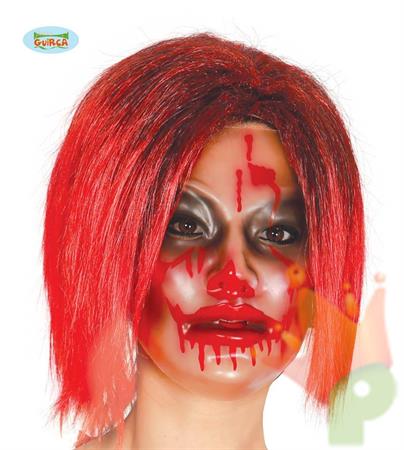 MASCHERA DONNA CON SANGUE