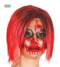 MASCHERA DONNA CON SANGUE